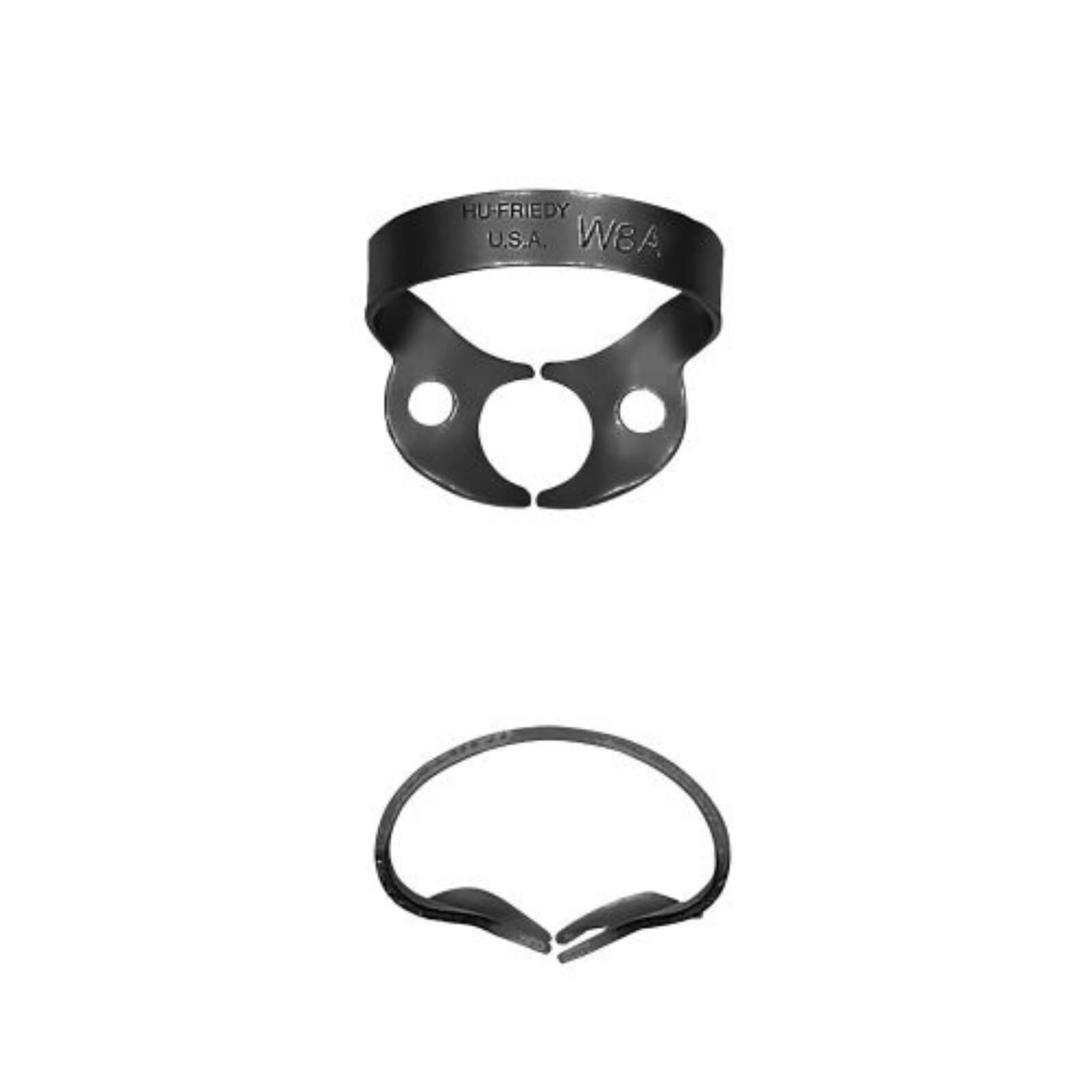 Hu-Friedy Black Line Rubber Dam Clamp #W8A, Wingless Molar, RDCMW8AX thumbnail 2