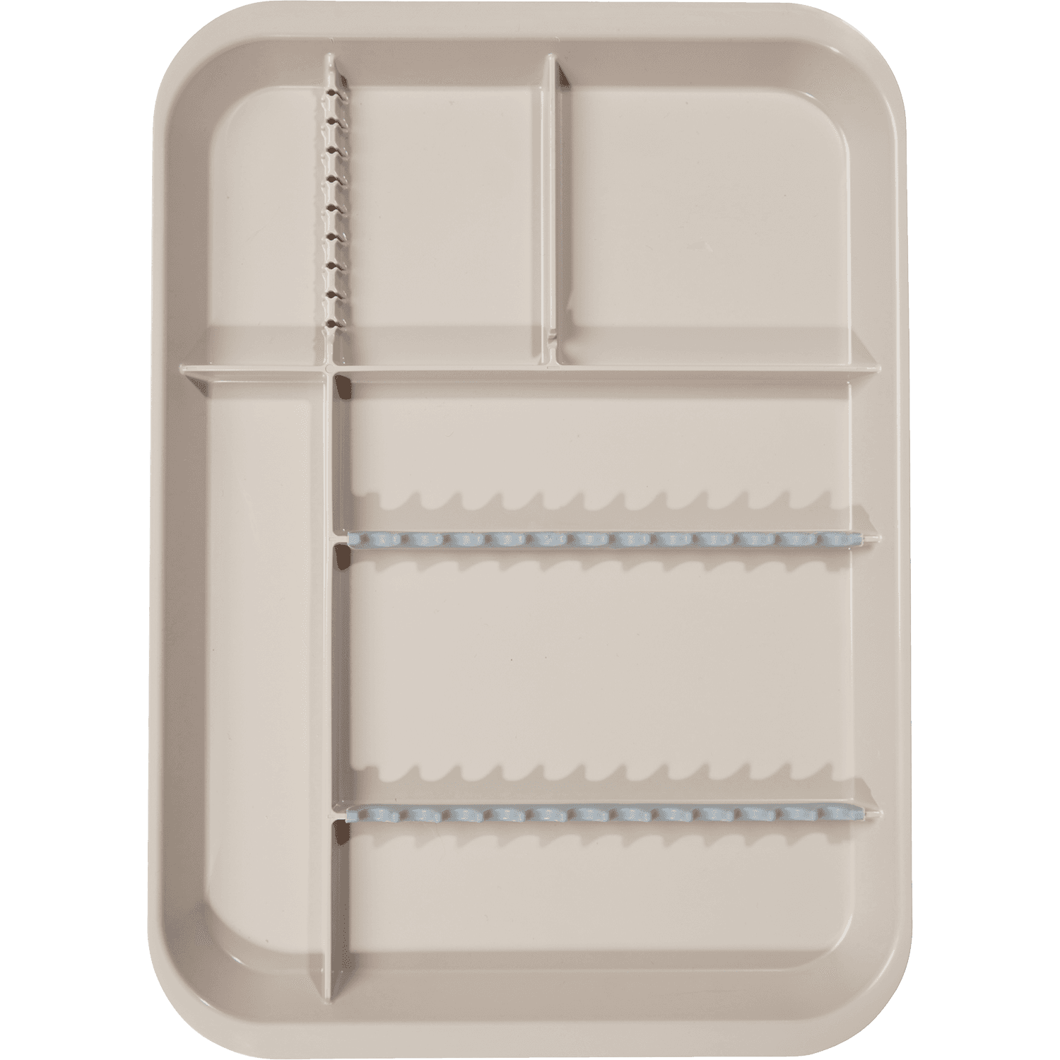 Zirc B-Lok Divided Setup Tray, Size B (Ritter), Beige, 13-3/8" x 9-5/8" x 7/8", 20Z451-G thumbnail 2