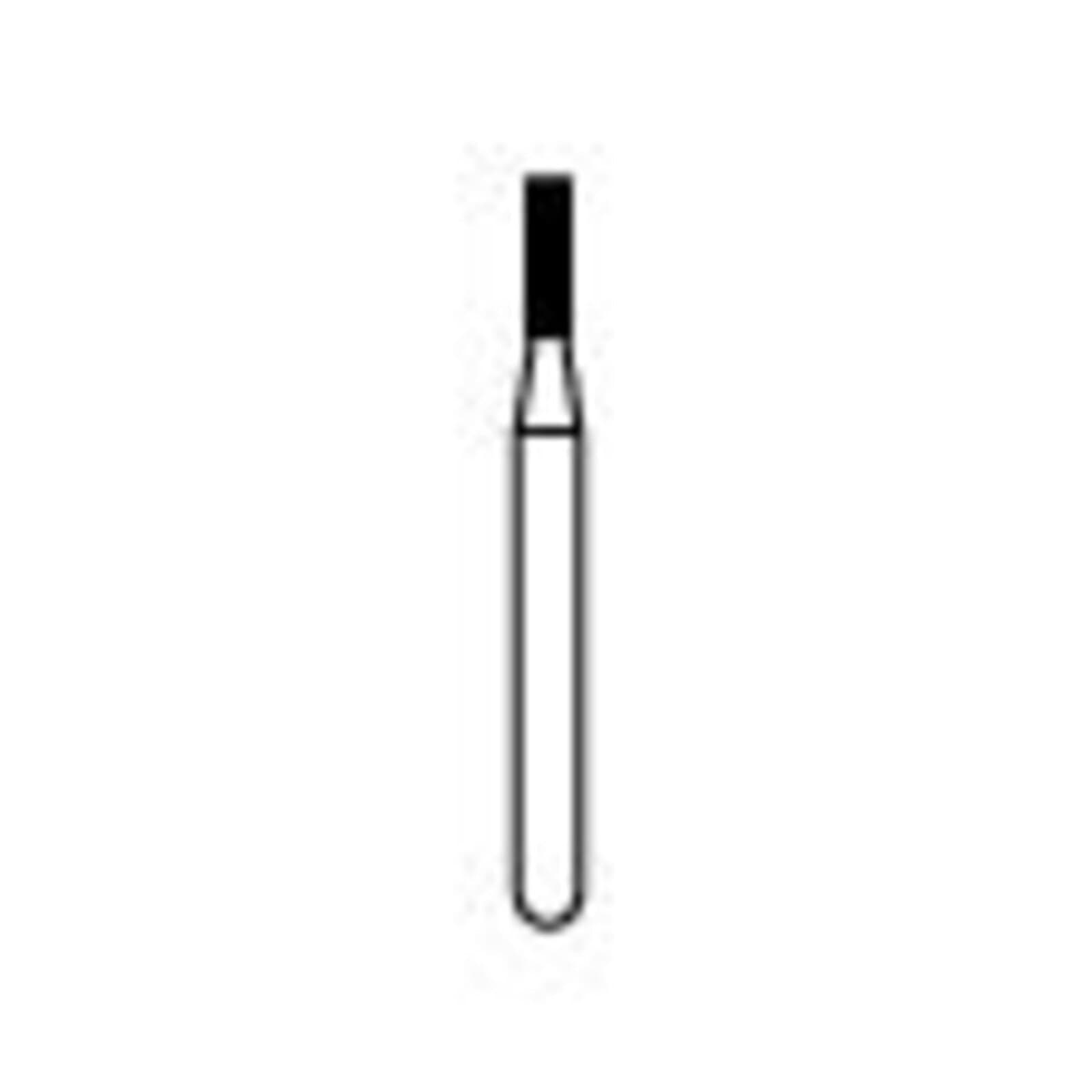 NTI Diamond Bur, FG, Flat End Cylinder, #835, 1.0 mm, Coarse, Green, 5/Pk, C835-010 thumbnail 7
