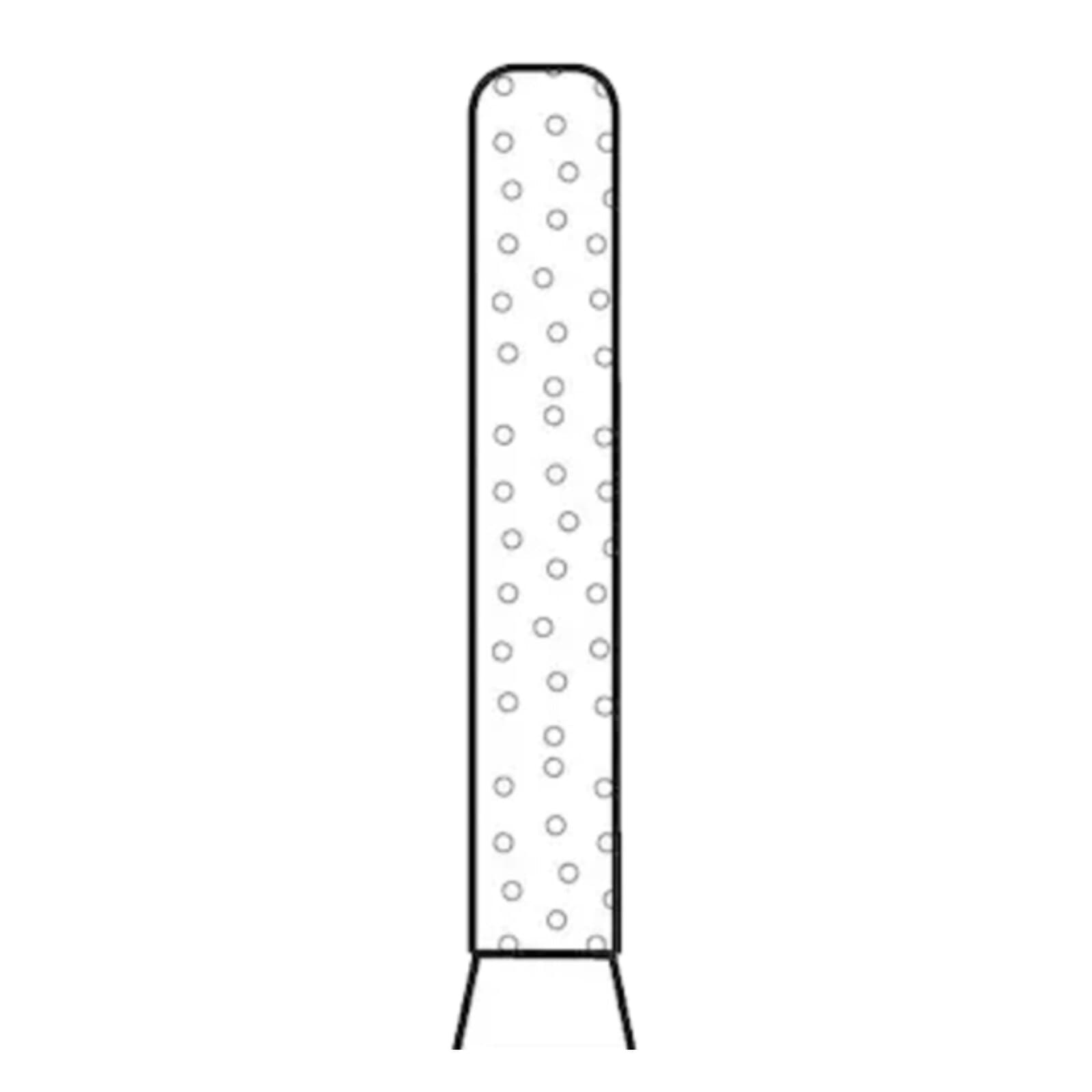 Two Striper Diamond Bur, FG, KS Cylinder Round Edge, 585.8F KS2, 1.4 mm, Fine, Red, 5/Pk, 2015306 thumbnail 3