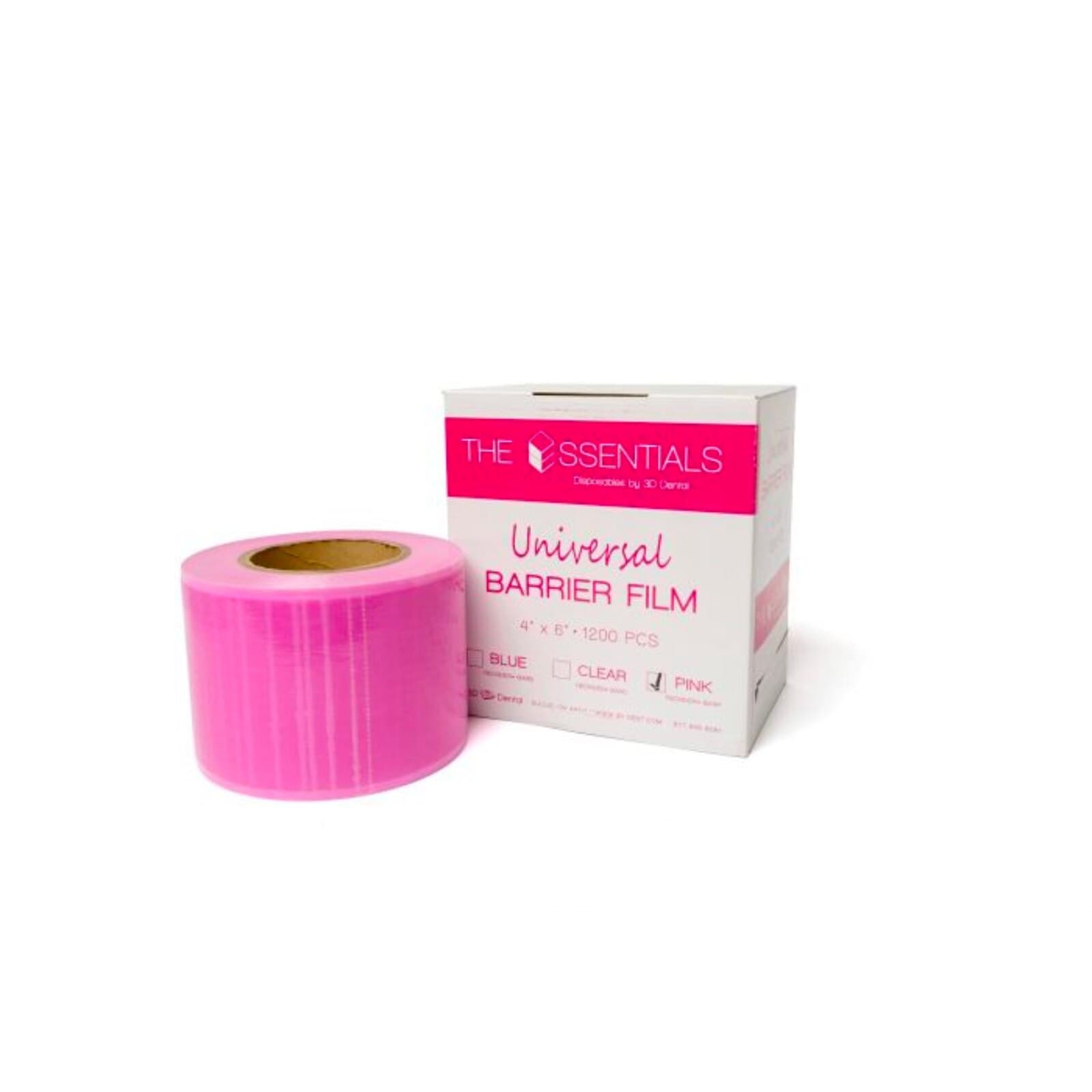 Essentials Universal Barrier Film, 4" x 6", Pink, Non-Sterile, 1200/Roll, BARP thumbnail 6