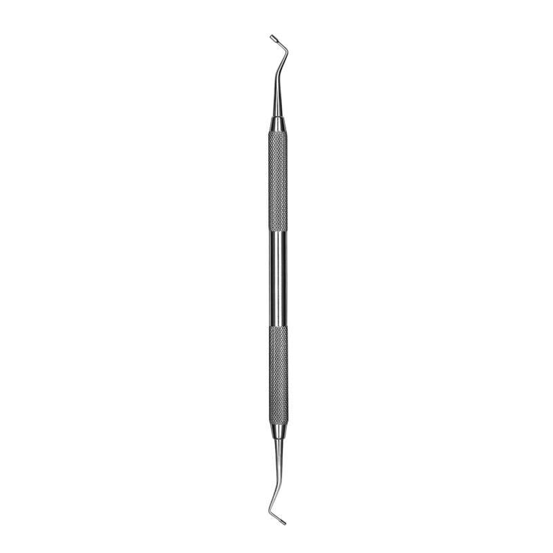 Hu-Friedy 204 IUFW Indiana University Fort Wayne Sickle Scaler, Double End, #6 Satin Steel Handle, SIUFW2046 thumbnail 3