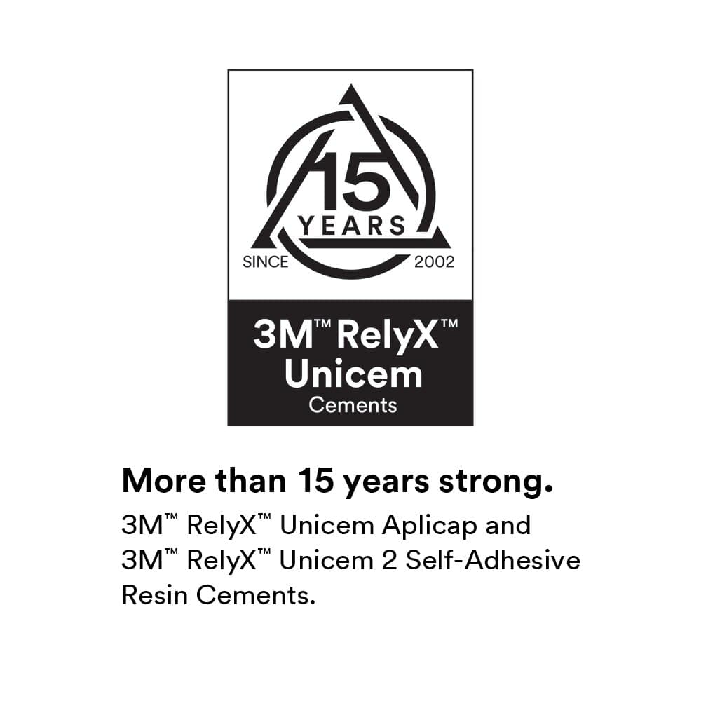 3M RelyX Unicem 2 Automix Self-Adhesive Resin Cement Refill, A2 Universal Shade, 8.5 g Syringe, 56846 thumbnail 19