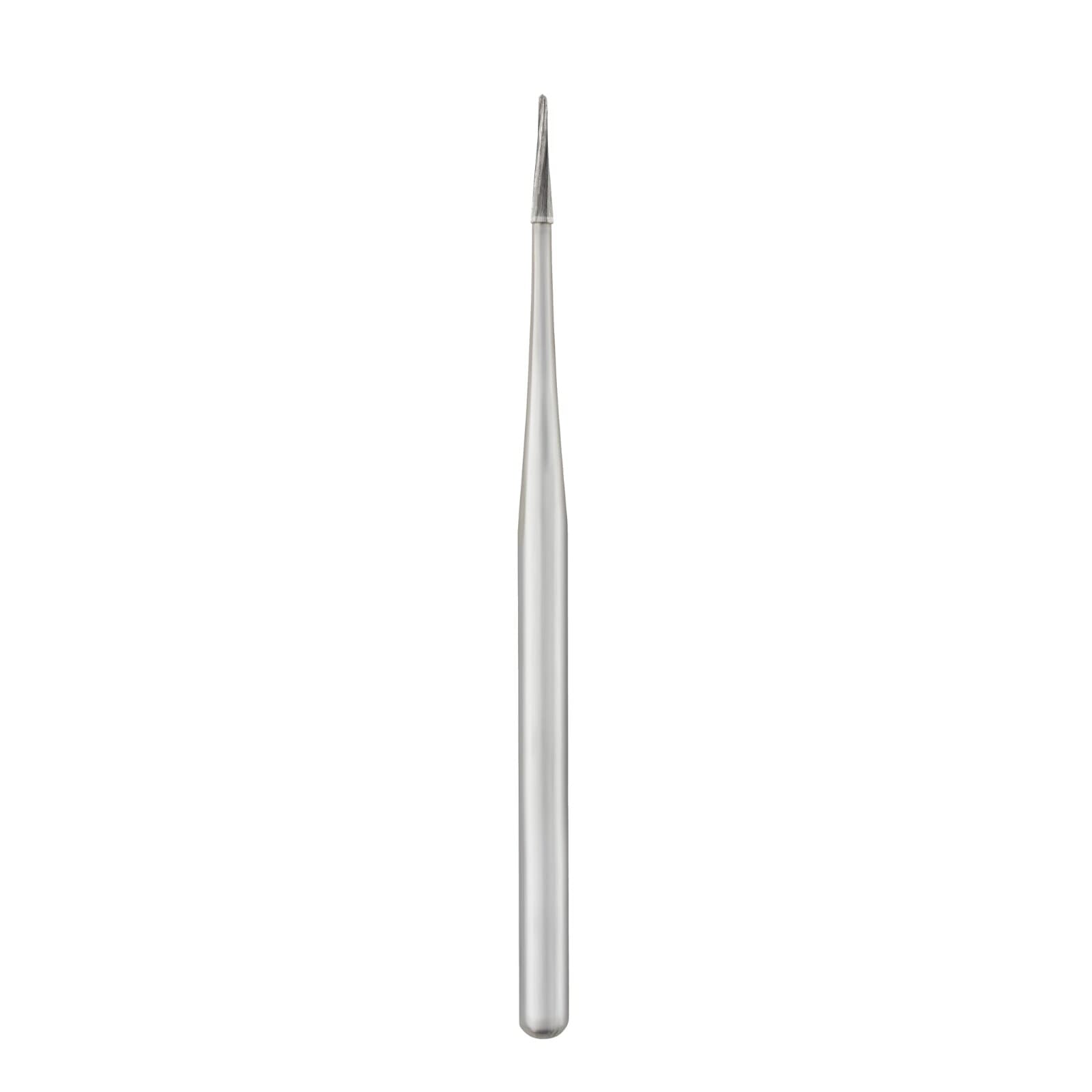 EndoGuide EG4 Precision Micro Endodontic Carbide Bur, Tapered Fissure Round End, 0.3 mm Diameter, 3.5 mm Length, FG, 5/Pack, 15029 thumbnail 2