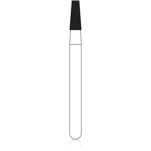 NTI Diamond Bur, Flat End Taper, Medium Grit, Friction Grip (FG), #845-016, 1.6 mm Head Diameter, 4.0 mm Head Length, 5/Pkg, M845-016 thumbnail 2