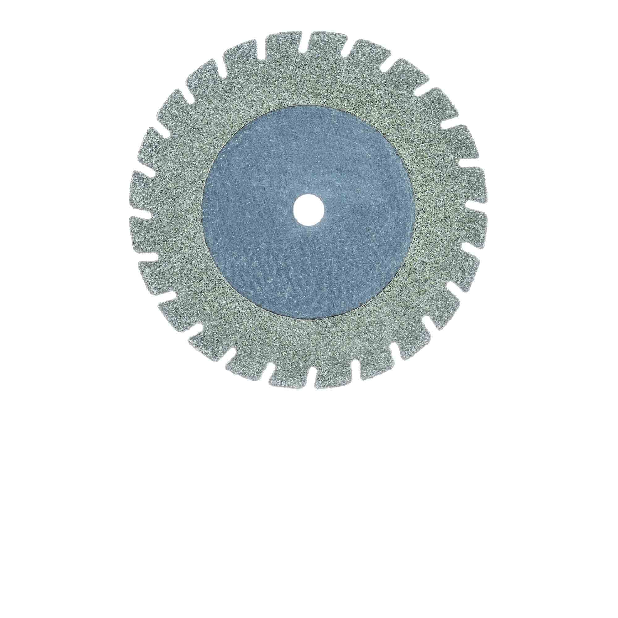 Meisinger 940F-220-HP Double-Sided Serrated Edge Diamond Disc, Super Flexible, Fine Grit, 22 mm, Red, 1/Pk thumbnail 3