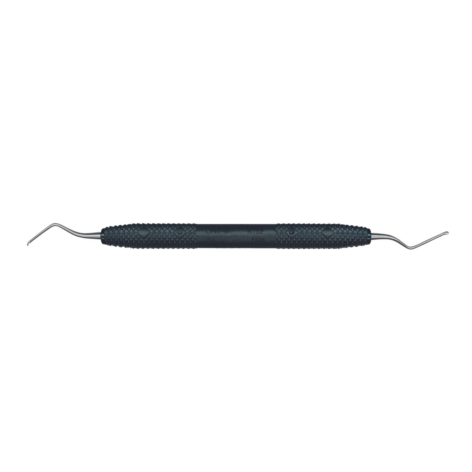 PDT O'Hehir New Millennium 7/8 Debridement Curette, Double-Ended, Black Resin Handle, R152 thumbnail 2