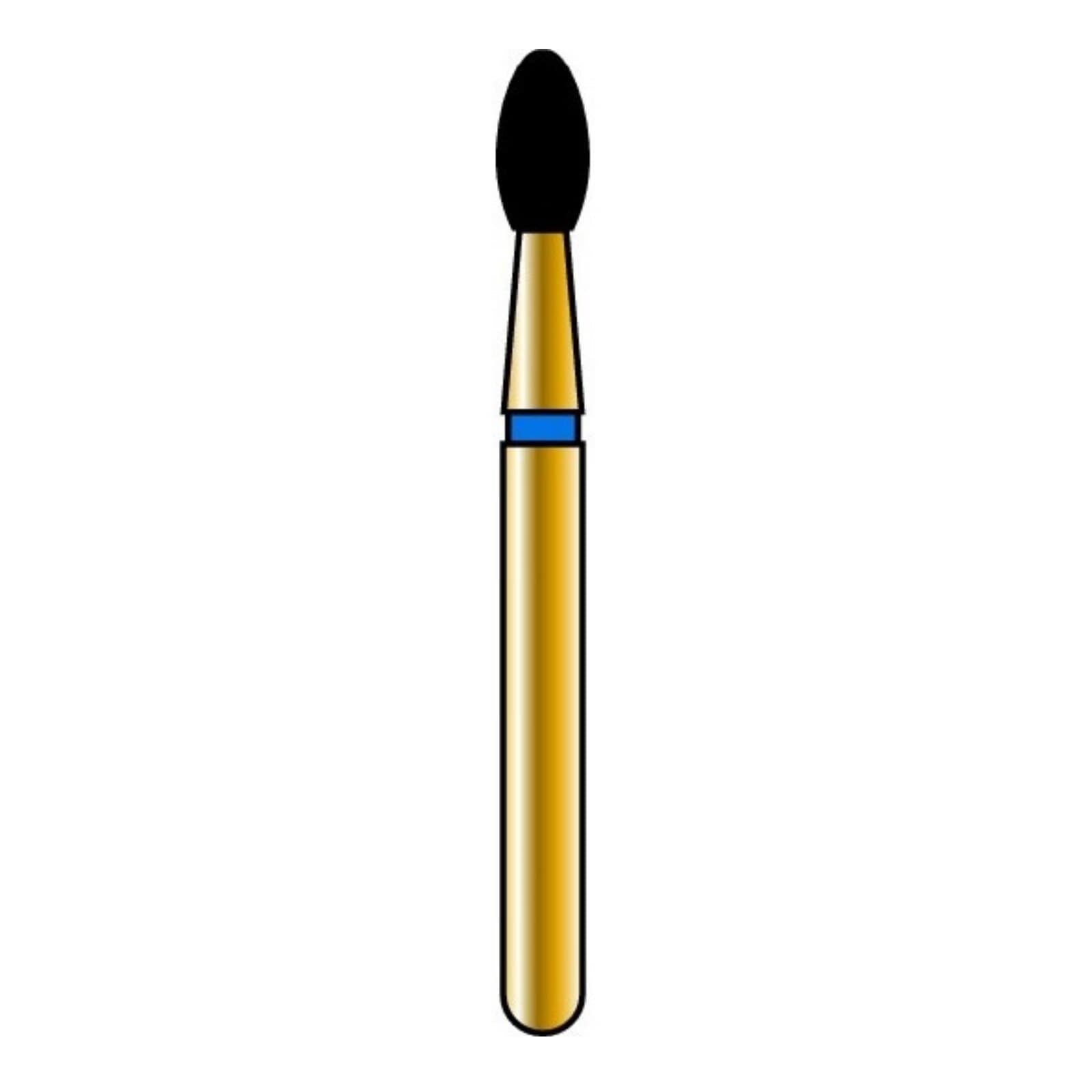 Alpen X1 Single Use Diamond Bur, FG, Egg/Football, Extra Fine, #379-023EF, 2.3 mm x 5.0 mm, 25/Pk, X379EF023 thumbnail 3