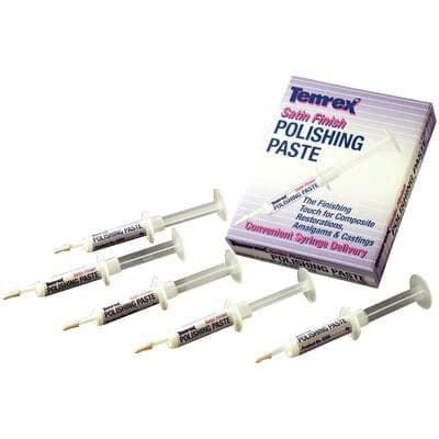 Temrex Satin Finish Polishing Paste, 4 g Syringe, 5/Pk, 5200 thumbnail 8
