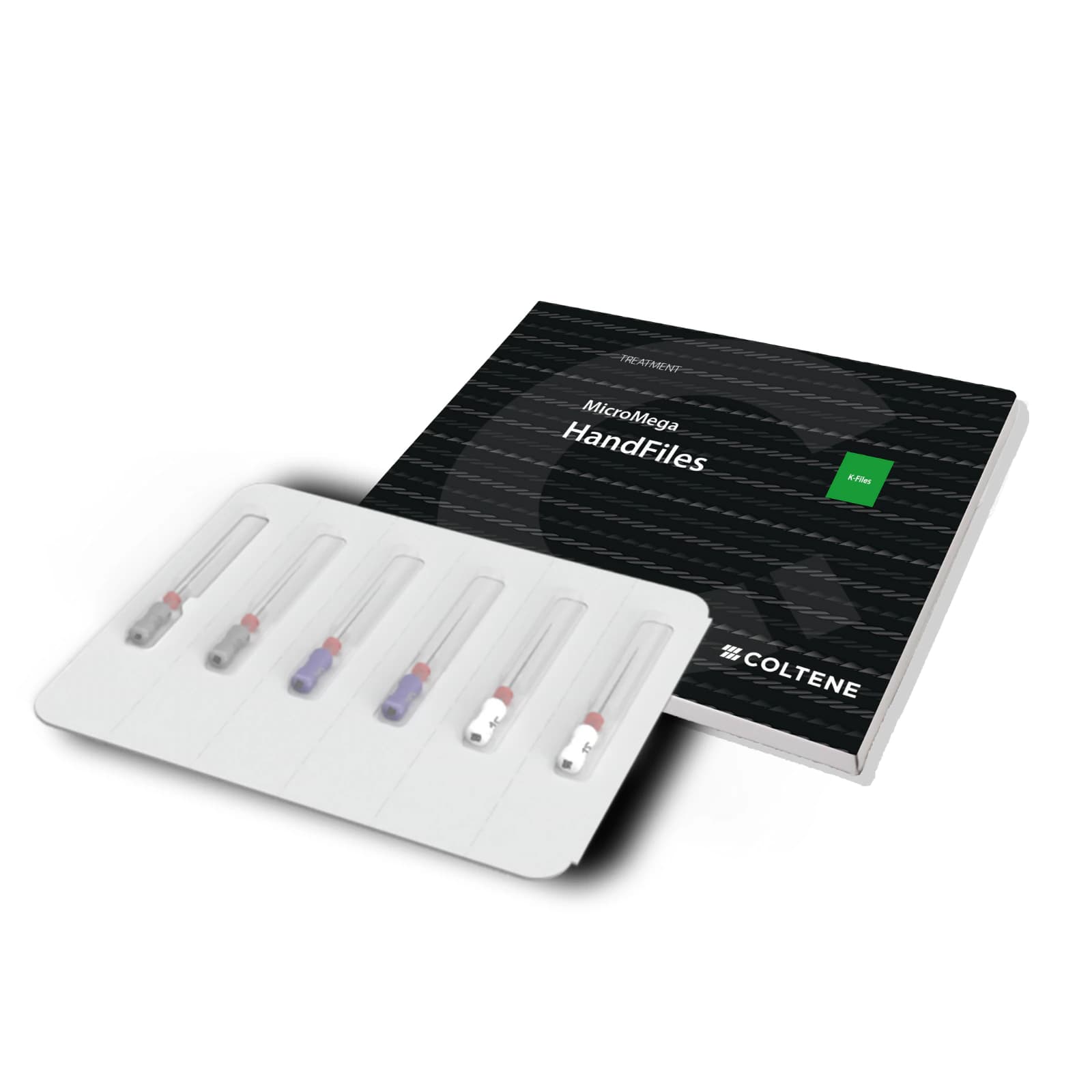 MicroMega B6 K-Files, Size #08/015, 31mm, Sterile, 0.02 Taper, Pack of 6, #60029993 - MicroMega B6 K-Files N008/015 L31 Sterile Pack of 6 - Image 1