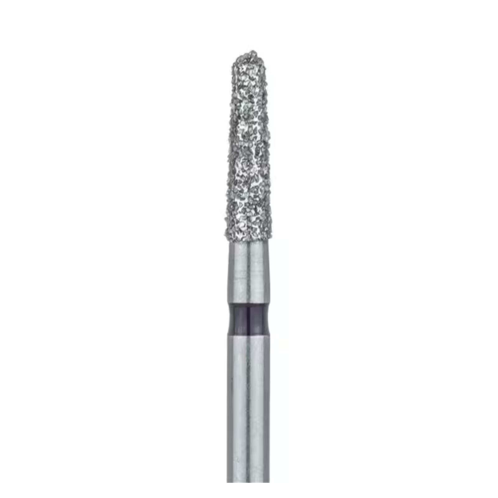 Meisinger FG Diamond Bur, Super Coarse (Black), Round End Taper, 849H-018-FG, 1.8 mm Head Diameter, 6.0 mm Working Length, 5/Pkg thumbnail 3
