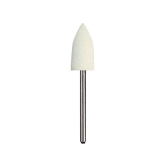 Dedeco Classic Midget Rubber Polisher, White, Ultra-Fine, Shape #15, FG 1/16" Shank, 12/Box, 4782 thumbnail 5