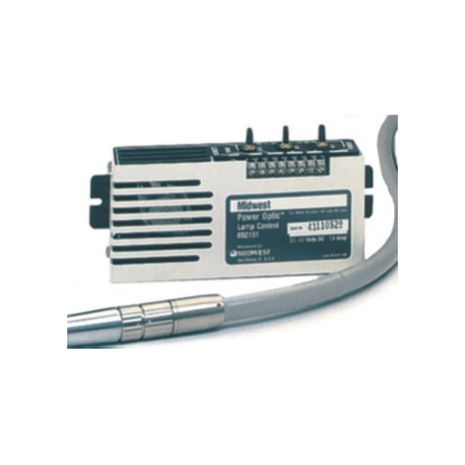 Midwest PowerOptic Quick-Connect Fiber Optic Hose with Built-In Swivel, Straight, Light Gray, 11 ft, 650135Q thumbnail 2