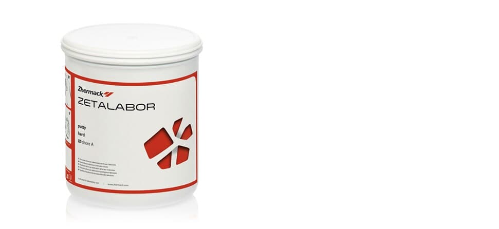 Zetalabor Laboratory Silicone Putty, Standard Pack, 2.6 kg Tub, Gray, 1/Pk, C400790 thumbnail 3