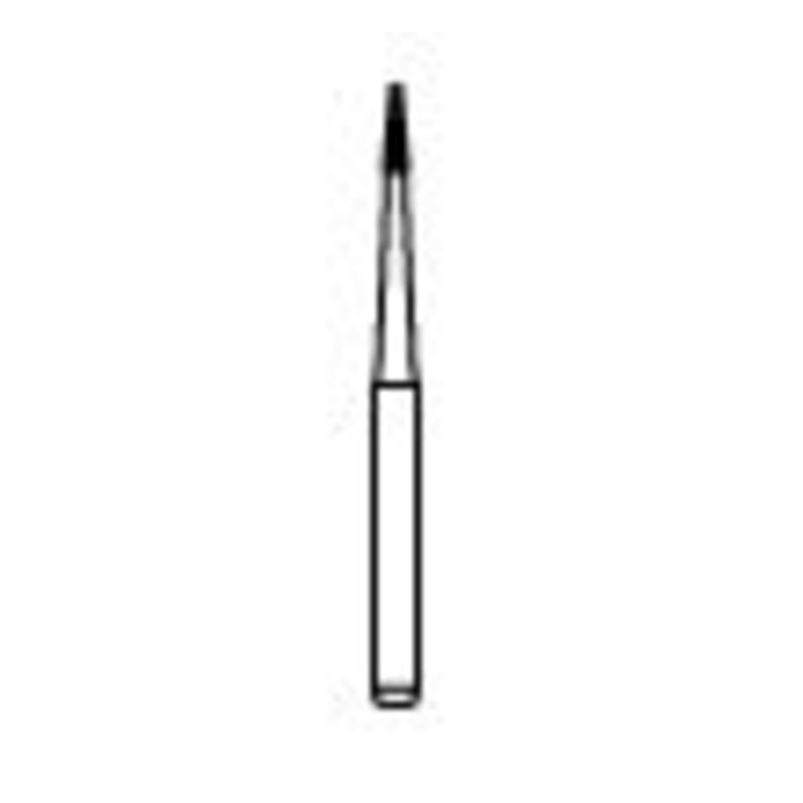NTI TDF Series Diamond Bur, FG, TDF3, #132-008, Fine, Red, 0.8 mm, 5/Pk, F132-008 thumbnail 3