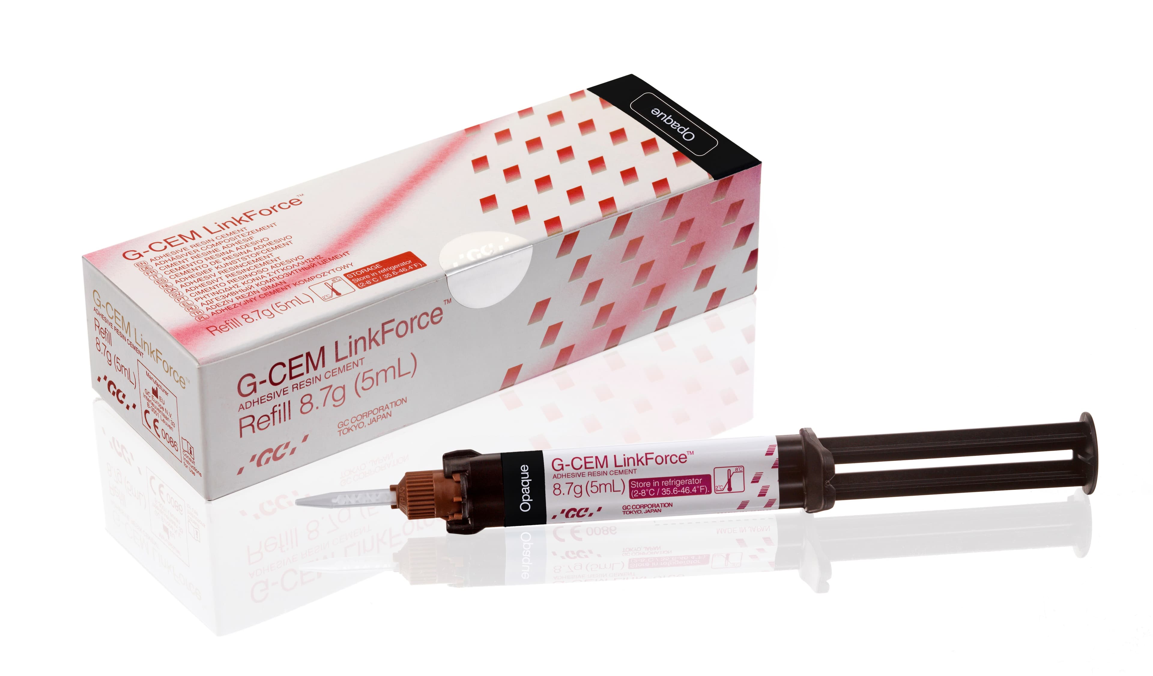 G-CEM LinkForce Adhesive Resin Cement, Syringe Refill, Translucent, 8.7 g / 5 mL, 1/Pk, 010121 thumbnail 4
