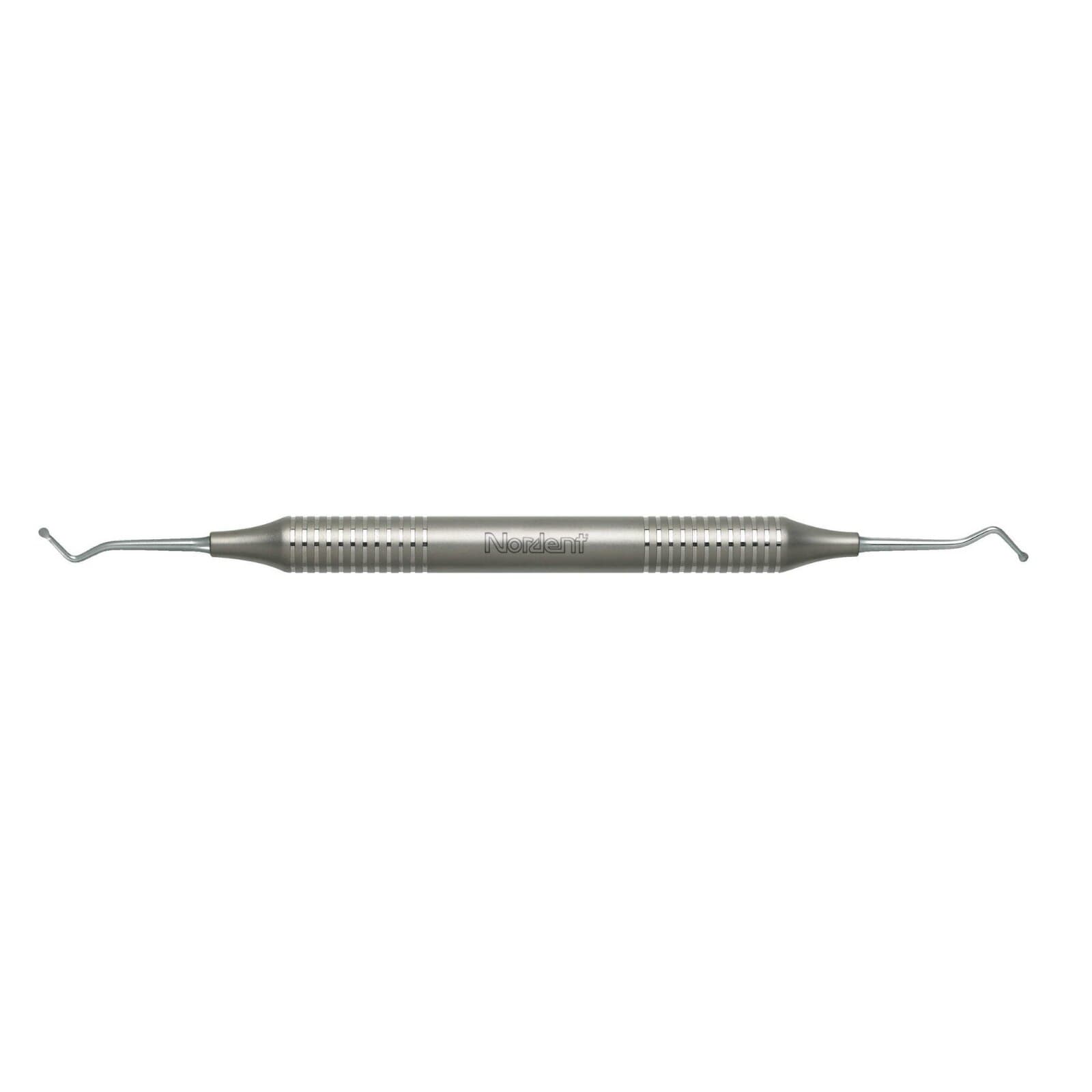 Nordent Excavator DE Spoon #2, Head Size #18, 1.6mm, DuraLite Round Handle, Double-Ended thumbnail 2
