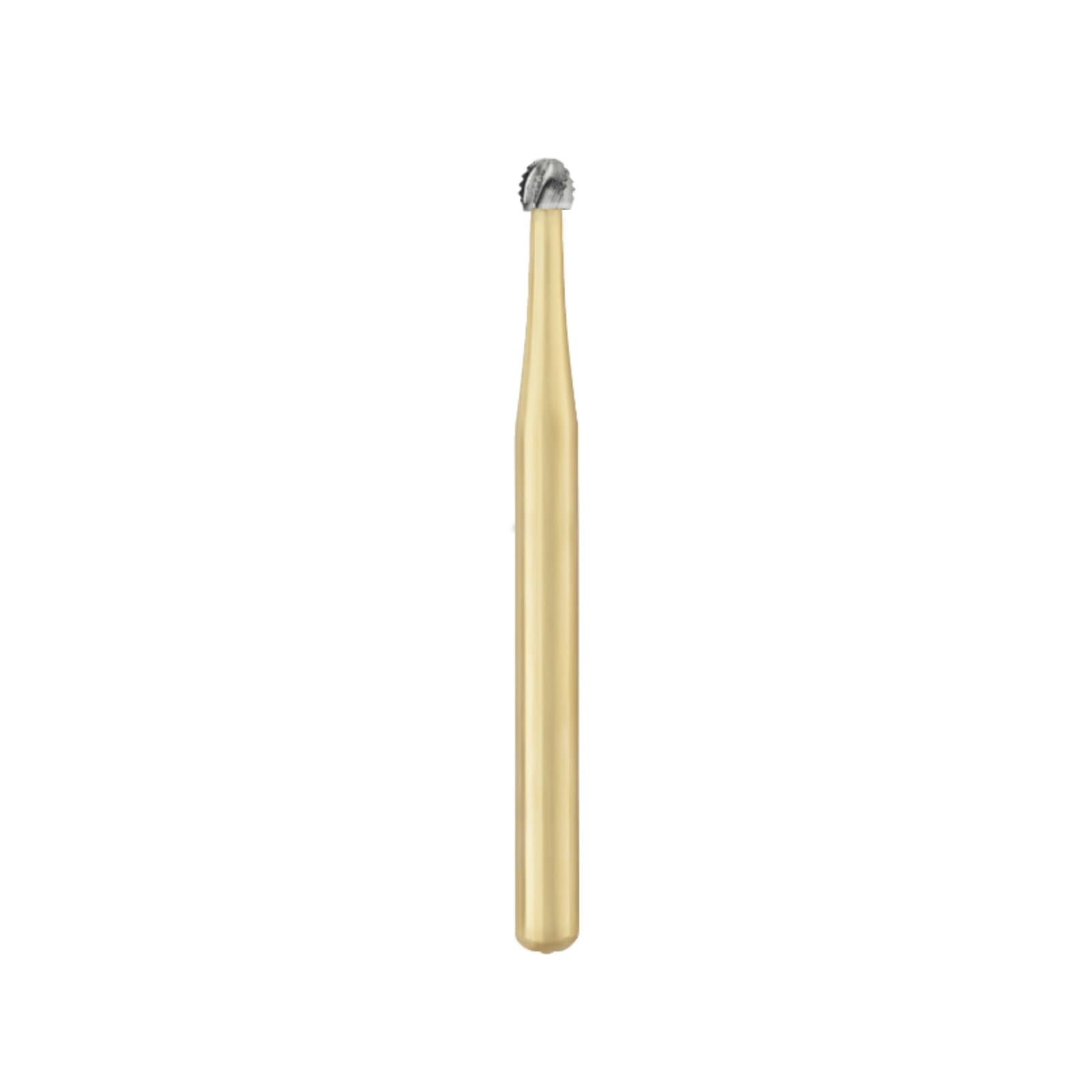 Great White® Gold Series Carbide Burs, FG Friction Grip, Round #GW4R, 1.4 mm Head Diameter, 0.8 mm Head Length, 100/Pkg, 13087 thumbnail 2
