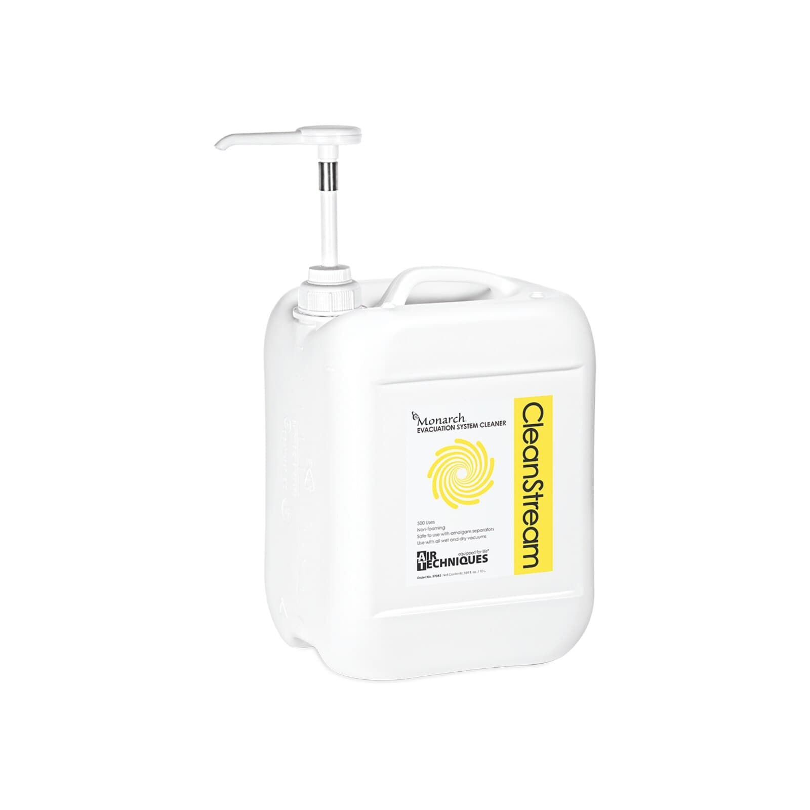 CleanStream Evacuation System Cleaner, Concentrated Liquid, 10 L (338 oz) Canister, 500 Cleanings, 57083 thumbnail 4