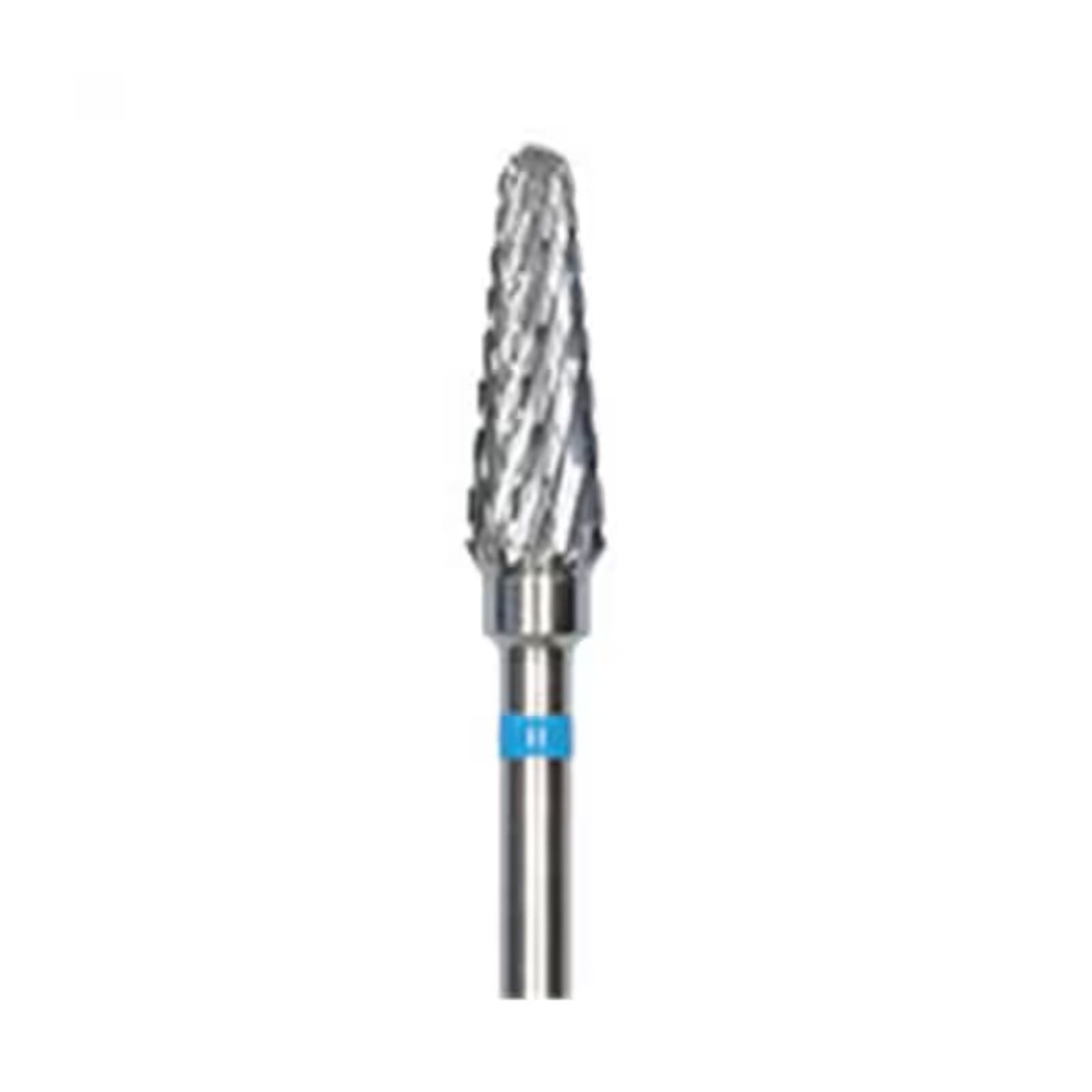 Meisinger HM79GX-045 Lab Carbide Bur, Round End Taper, X-Cut, Medium, 4.5 mm, HP, 1/Pkg thumbnail 2