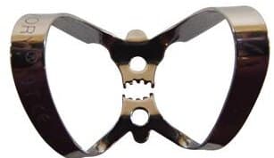 Ivory Tiger Rubber Dam Clamp, #9T, Winged, Anterior/Labial, Serrated Jaws, Stainless Steel, 1/Pk, 50057855 thumbnail 6
