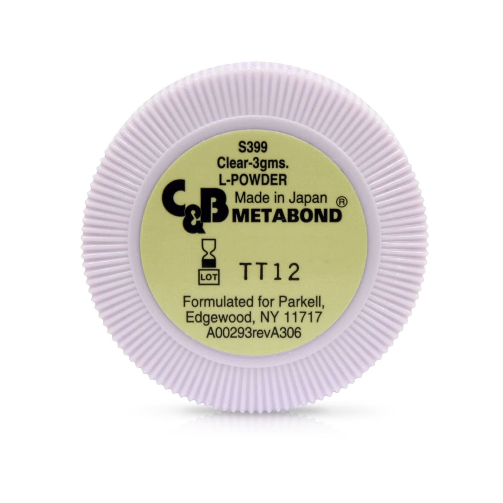 Parkell C&B-Metabond Clear L-Powder Refill, 3 g Jar, S399 thumbnail 3