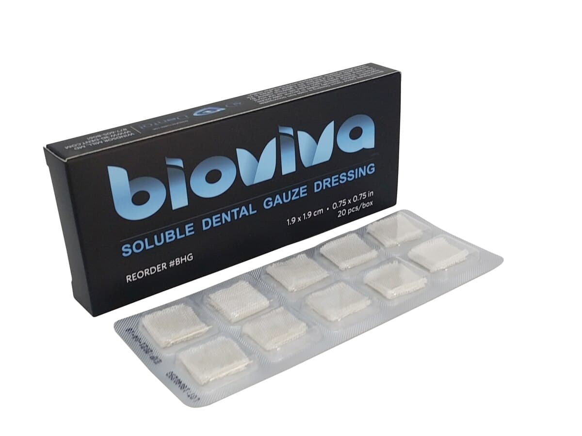 BioViva Hemostatic Gauze Dressing, 0.75" x 0.75", 20/Box, BHG thumbnail 2