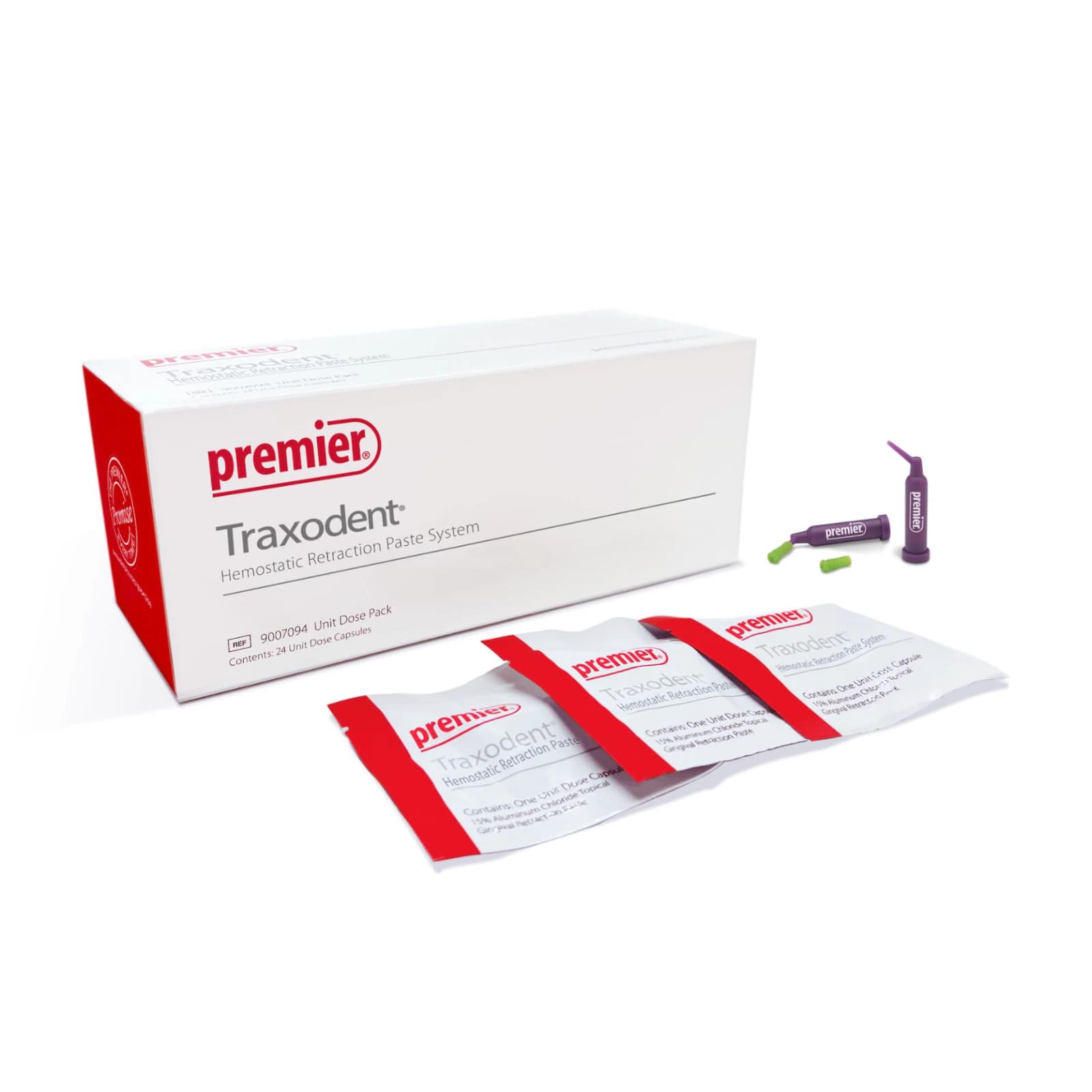 Traxodent Hemostatic Retraction Paste System, Unit Dose Capsules, 15% Aluminum Chloride, 24/Pk, 9007094 thumbnail 8