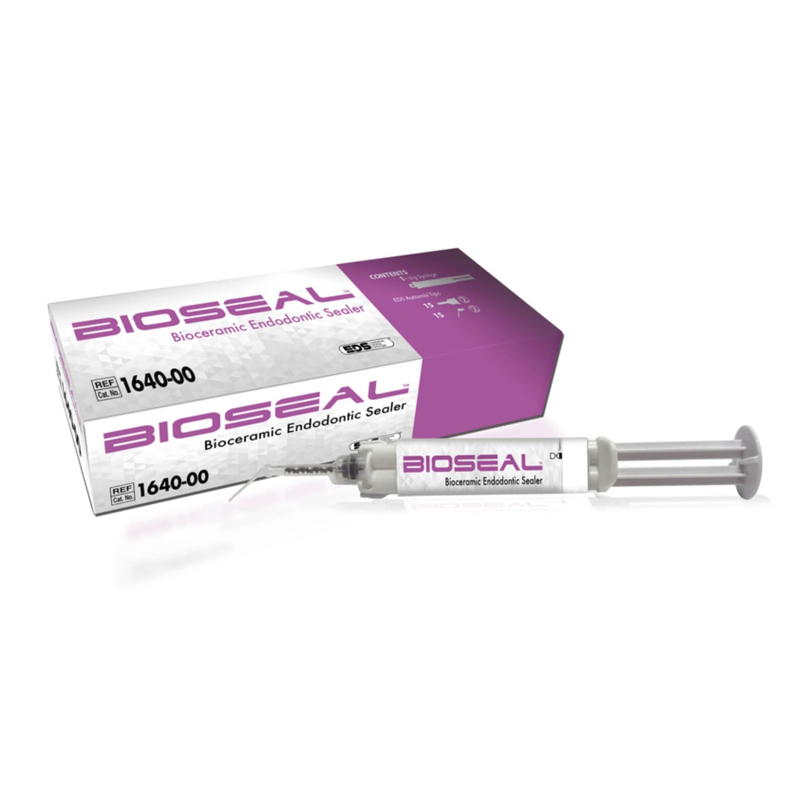 BioSeal Bioceramic Endodontic Sealer, 10 g Automix Syringe with 15 Angled Endo Tips, 1640-00 thumbnail 3