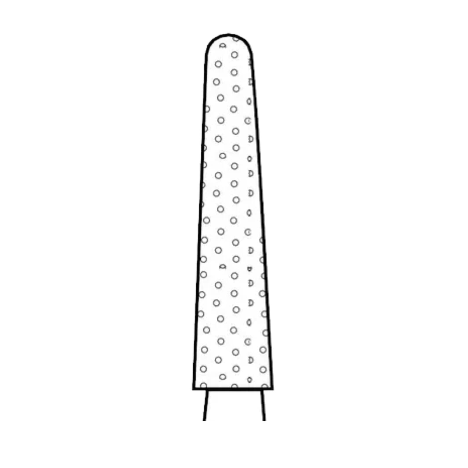 Two Striper Diamond Bur, FG, Round-End Taper, #780.9C, Coarse, Green, 2.1 mm Major/1.4 mm Minor Diameter, 9.0 mm Length, 5/Pk, 2015467 thumbnail 7