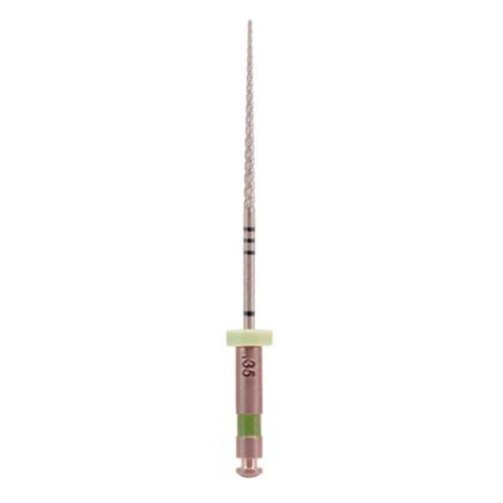 K3XF Nickel Titanium Rotary Files, #35, .04 Taper, 30 mm, Green, 6/Pk, 823-4350 thumbnail 3
