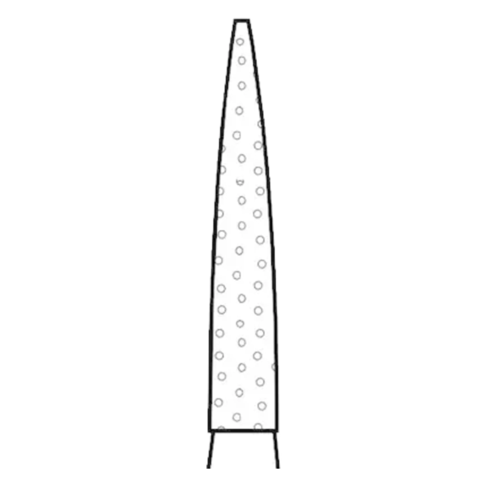Two Striper Diamond Burs, FG, Flame, 260.8F, 1.4 mm Major Diameter, Fine, Red, 5/Pk, 2015153 thumbnail 7