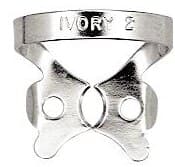 Ivory Rubber Dam Clamp #2, Winged Bicuspid, Stainless Steel, 50057310 thumbnail 7