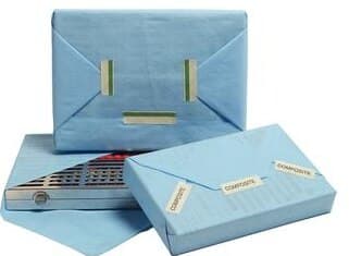 Hu-Friedy IMS Autoclave Sterilization Wrap, 15" x 15", Low-Lint, Memory-Free, 1000/Box, IMS-1211 thumbnail 3