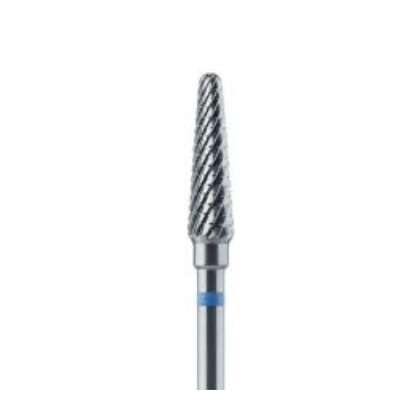 Meisinger Tungsten Carbide Lab Bur HM 79GT-040, HP, 4.0 mm Diameter, 14.2 mm Head Length, Medium Grit, Titanium Toothing thumbnail 2