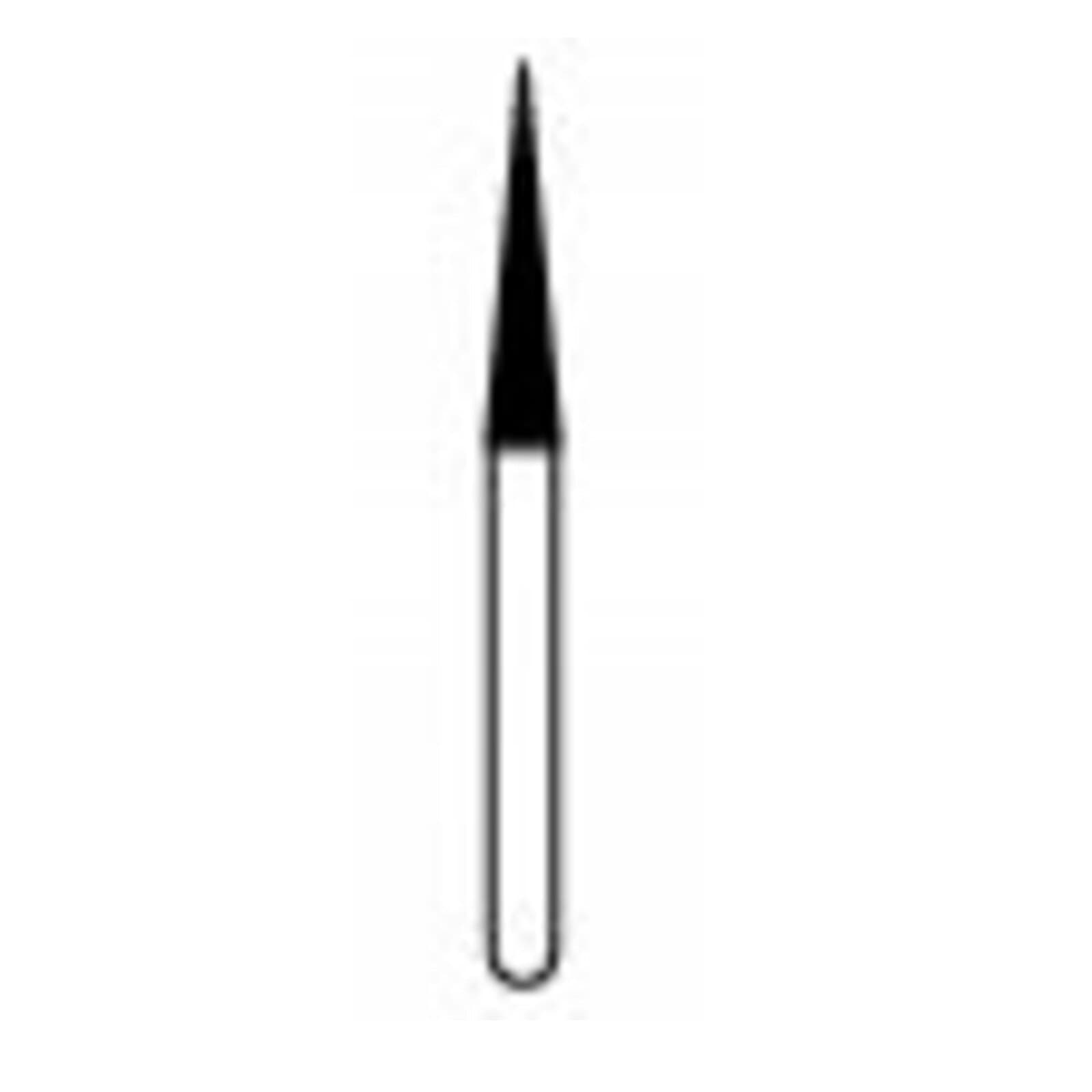 NTI FG Diamond Bur, Coarse, Needle, #859-018, 1.8 mm Diameter, 10.0 mm Length, 5/Pk, C859-018 thumbnail 2
