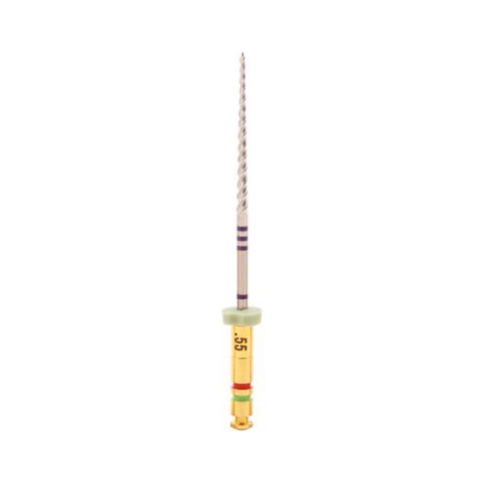 K3 Nickel-Titanium Rotary Endodontic Files, 30 mm, #55, .04 Taper, 6/Pk, 825-4550 - K3 Rotary Nickel Titanium Files 30 mm - Image 1
