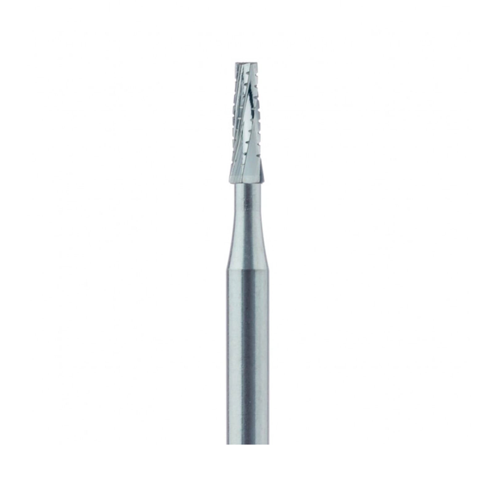 Meisinger Carbide Bur #703L (HM33L-021), Long X-Cut Taper, HP Shank, 2.1mm Head, 5/Pack - Meisinger HP Carbide Burs - #703L - Image 1