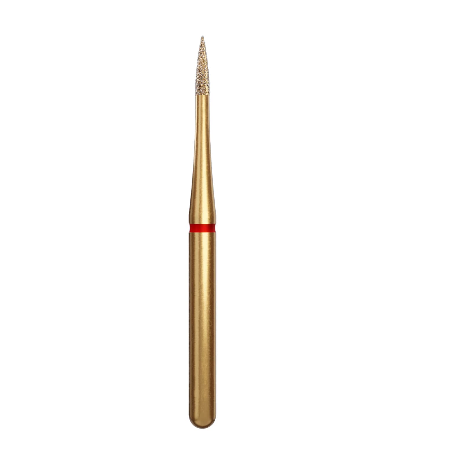 Alpen Multi-Use Diamond Bur, FG #889 Flame, 0.9mm, Fine Grit, 5/Pk, R889F009FG - Alpen Diamonds, G889-314-009-03.5-F, R889F009FG, (Discontinued) - Image 1