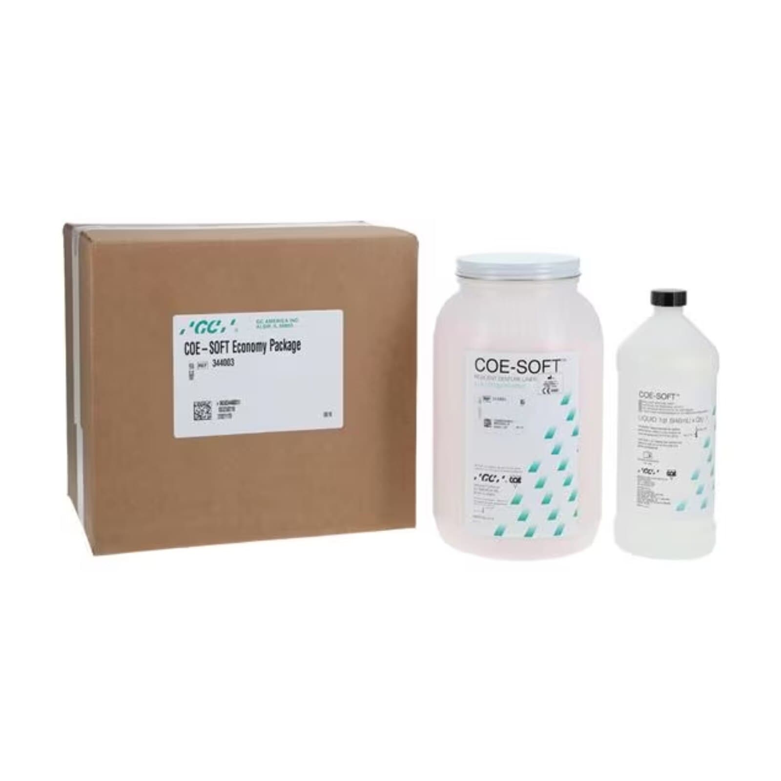 GC America Coe-Soft Resilient Denture Reline Material, Economy Package, Self-Cure, 5 lb Powder & 2 qt Liquid, 344003 thumbnail 9