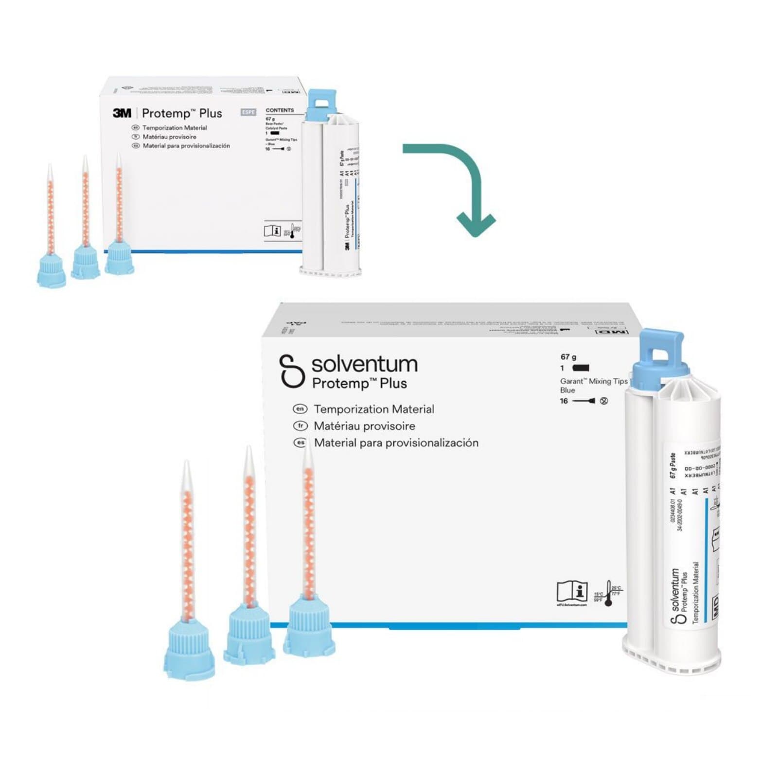 Protemp Plus Temporization Material Refill Cartridge, Shade A2, 50 ml (67 g), with 16 Blue Mixing Tips, 1/Pk, 46963 thumbnail 6