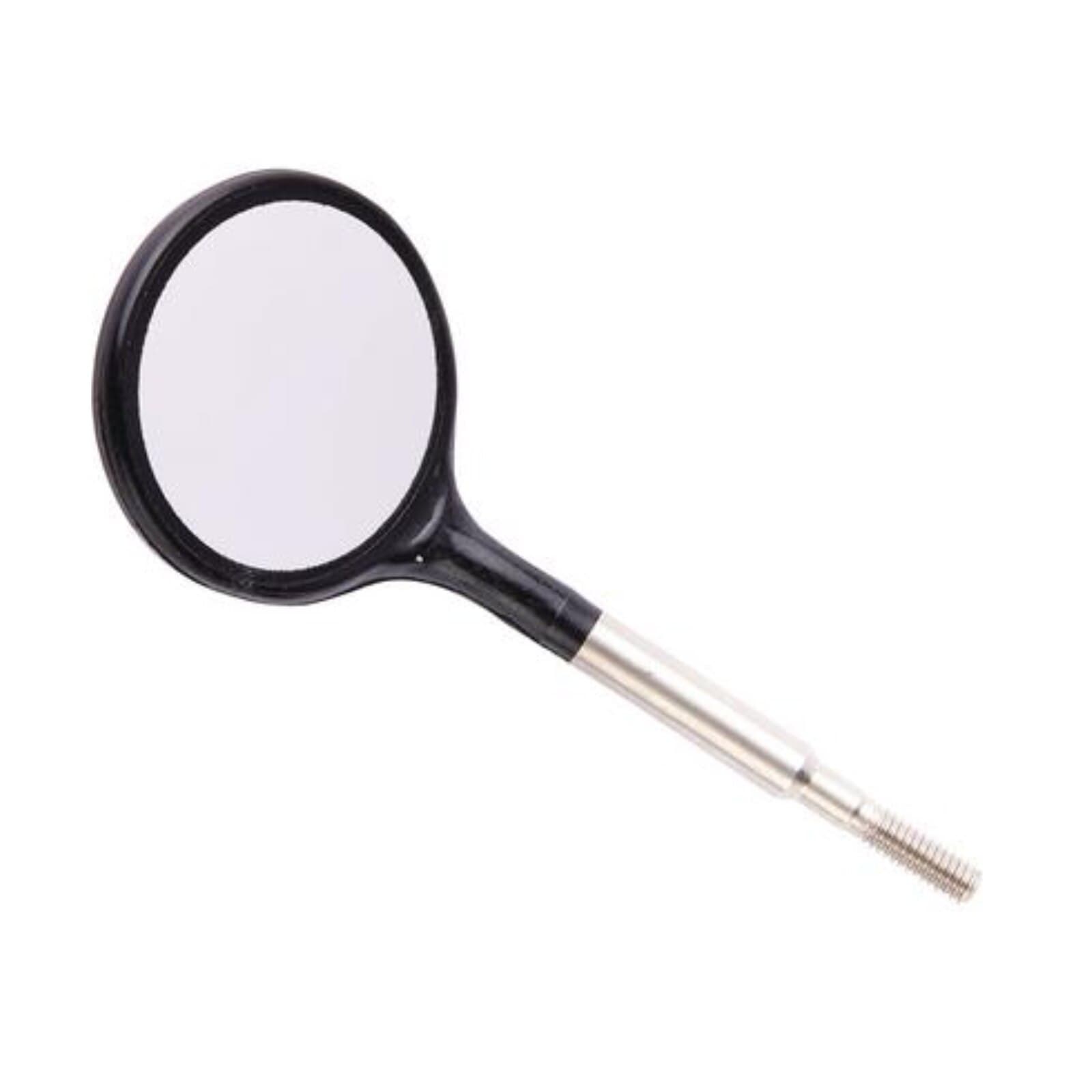 #4 Crystal HD Black Resin Mouth Mirror Screw-On Heads, Cone Socket, Single-Sided, 12/Pk, 50Z371-K thumbnail 2