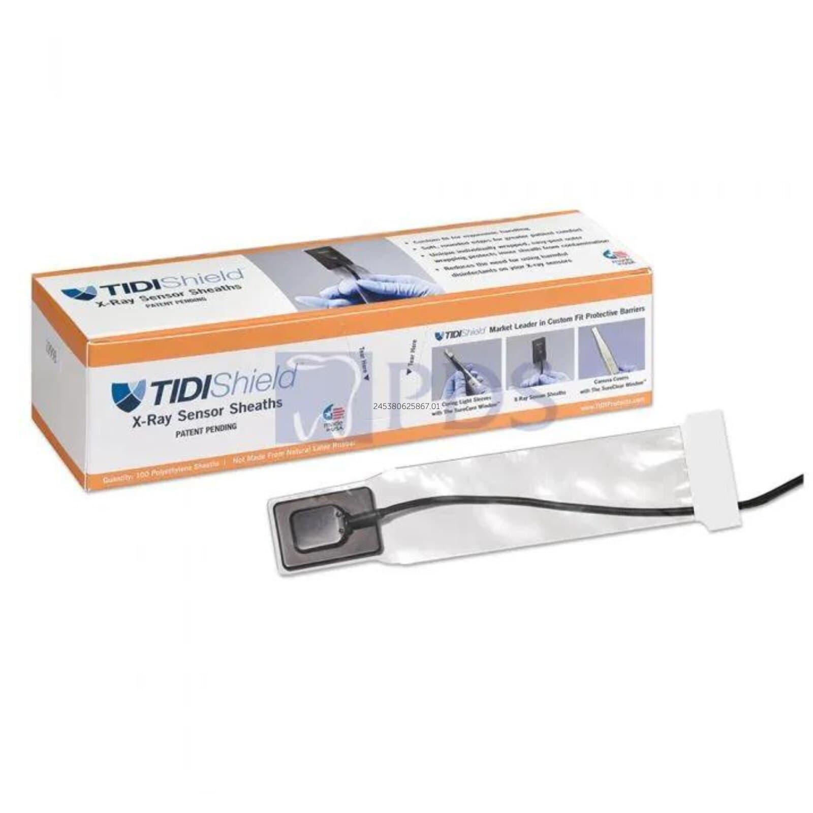 TIDIShield X-Ray Sensor Sheath for Schick CDR Elite, Size 2, Latex-Free, 500/Box, 20825 thumbnail 6
