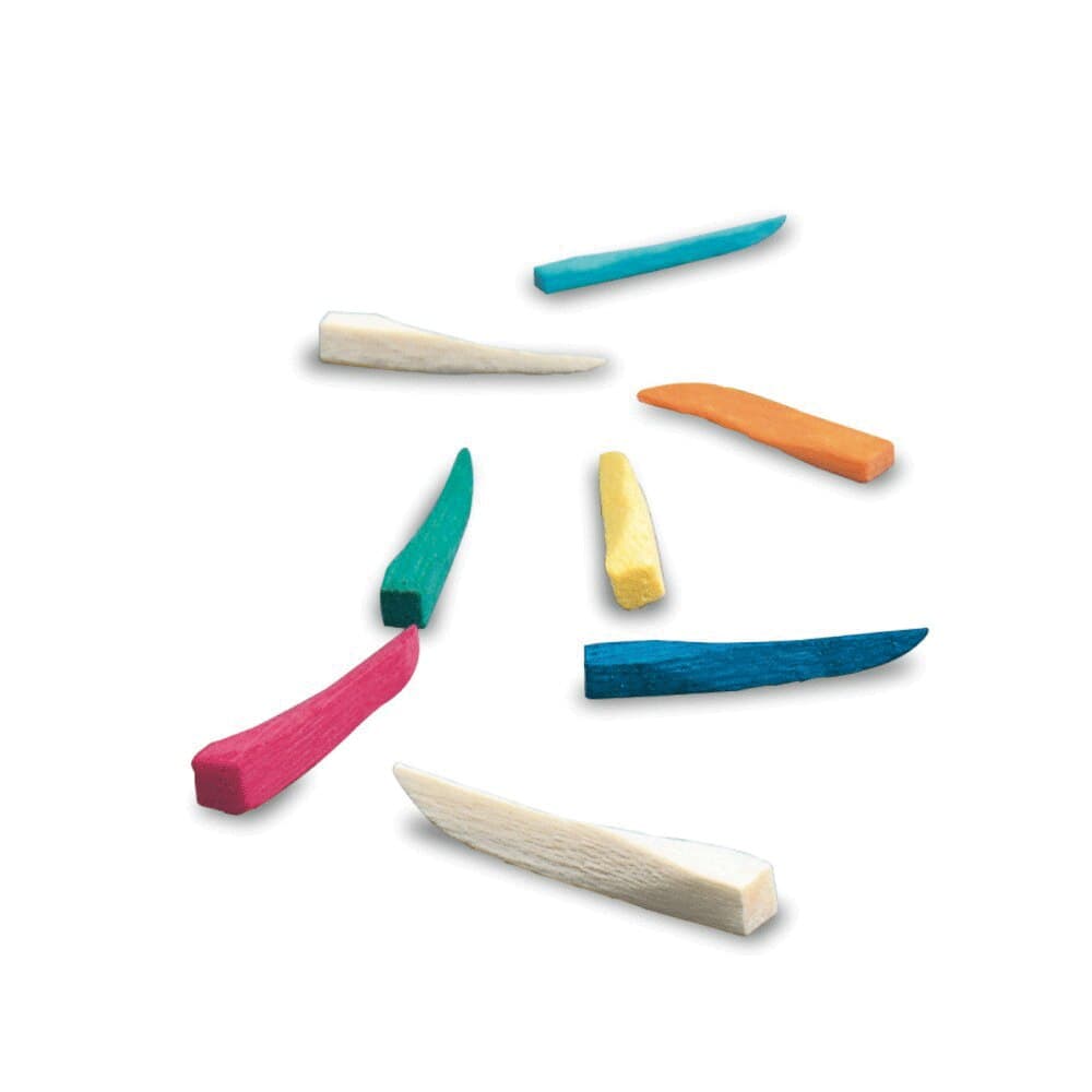 Sycamore Wood Wedges, Mini, Light Blue, 400/Pk, 9061109 thumbnail 12