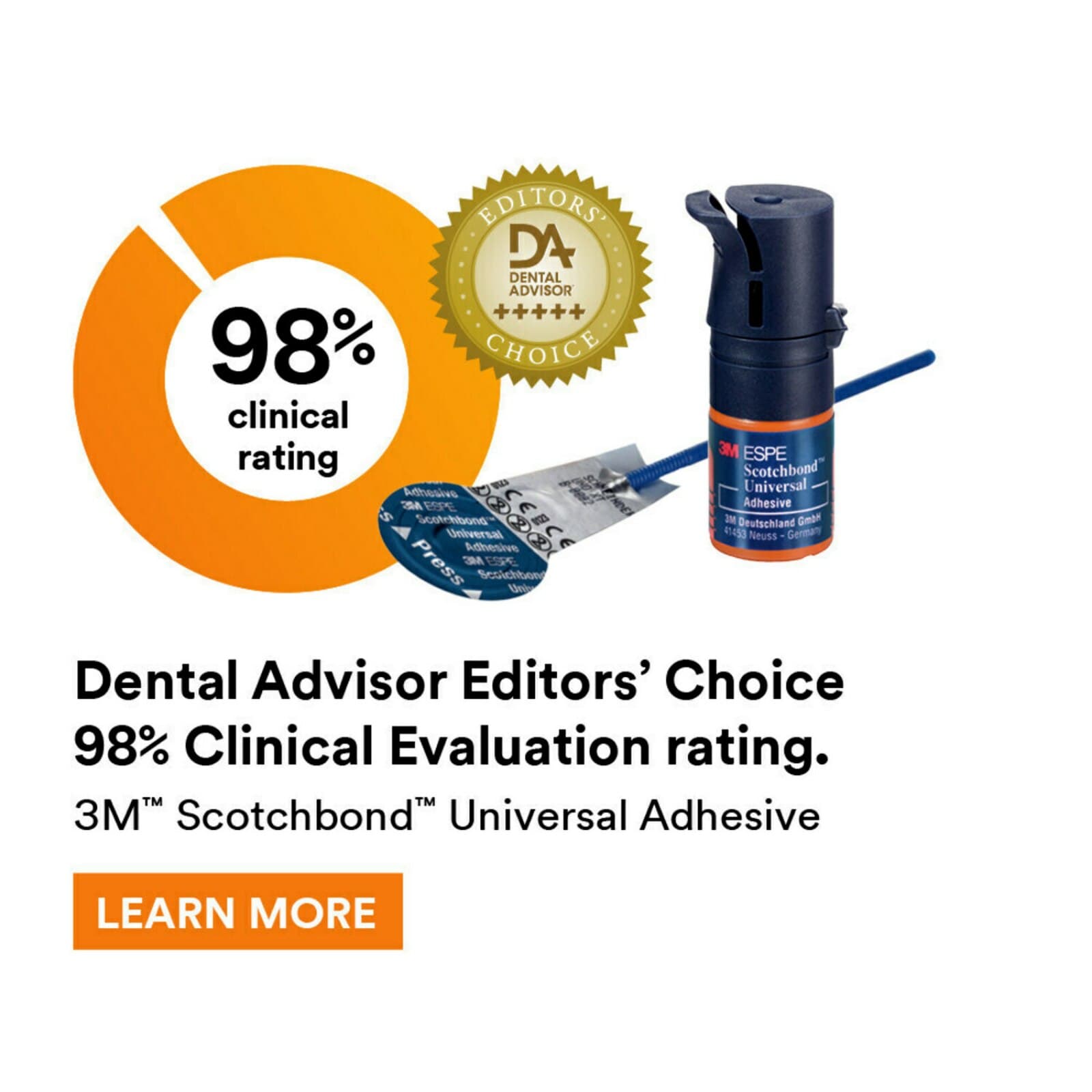 3M Scotchbond Universal Adhesive, Light-Cure, Unit Dose, Giant Pack, 100/Pk, 41256 thumbnail 13