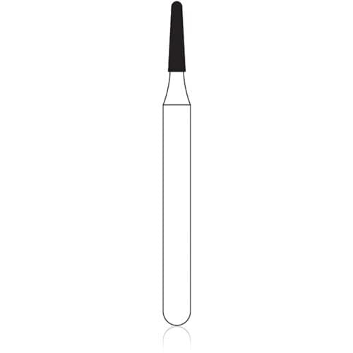 NTI Diamond Bur, FG, Needle, #SF859, 1.0 mm, Super Fine, Yellow, 5/Pk, SF859-010 thumbnail 3