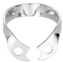 Hygenic HySolate Rubber Dam Clamp, #W00, Wingless, Gloss Finish, Upper & Lower Premolar/Anterior, H02769, 1/Pk thumbnail 3