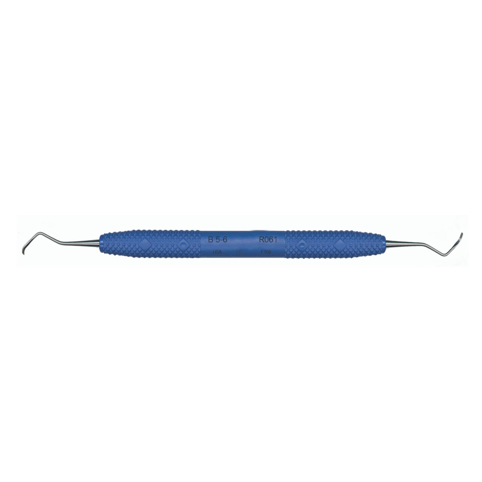 PDT Cruise Line Barnhart 5/6 Double-Ended Universal Curette, Nautical Blue Resin Handle, 6½", R061 thumbnail 7