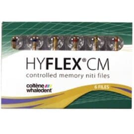 HyFlex CM NiTi Rotary Files, .04 Taper, 31mm, ISO #20, Yellow, 6/Pk, H8310420 thumbnail 7