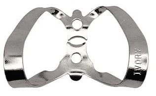 Ivory Rubber Dam Clamp #9, Winged Labial, Stainless Steel, Single Clamp, 50057384 thumbnail 7